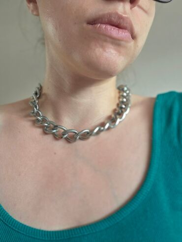 srebrni lancici muski sa krstom: Lančić, Handmade, Materijal: Hirurški čelik
