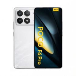росо f4: Poco F6 Pro, Колдонулган, 256 ГБ, түсү - Ак, 2 SIM