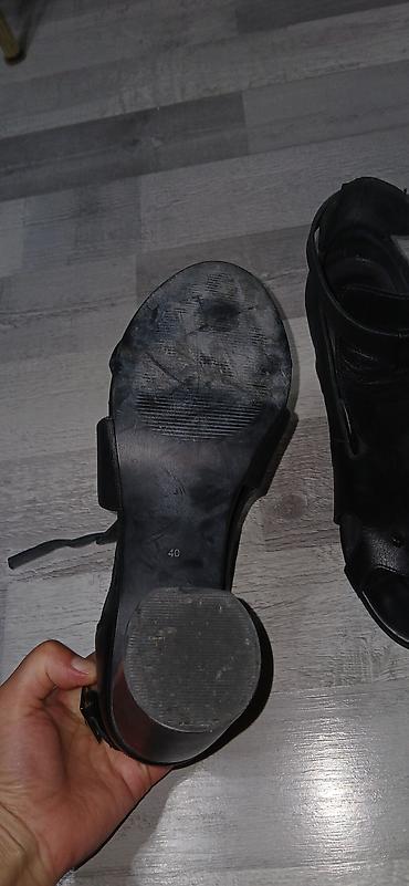 melek sepler instagram: Qadın sandal/kandalları – qara rəng - Material: yumşaq dəri üst — 4