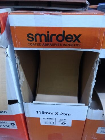 шпатель строительный: Абразивная лента Smirdex в рулоне, предназначенная для широкого