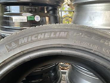 шины michelin: Шины 245 / 45 / R 18, Лето, Б/у, Пара, Легковые, Michelin — 4