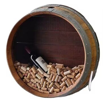 Mebellərin yığılması: Dekorativ yumru dolab-çəllək, sifarişlə hazırlanması. Restoran bar — 12