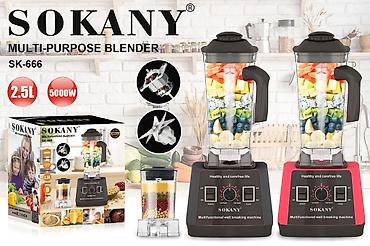 juicer machine: Блендер SOKANY SK-666 (Multi‑Purpose Blender) - Мощность: 5000 Вт - — 1