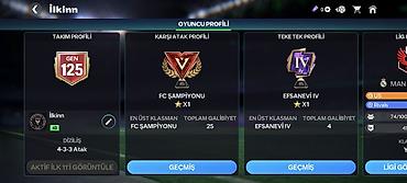 mafia kart: FIFA Mobile oyun hesabı – GEN 125 komanda - Komanda ümumi gücü: GEN — 1