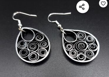 Minđuše: Pirsing, Handmade, Materijal: Epoksi smola — 37