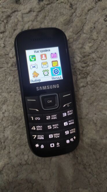 самсунг про: Samsung E1225, Колдонулган, түсү - Кара, 1 SIM, 2 SIM