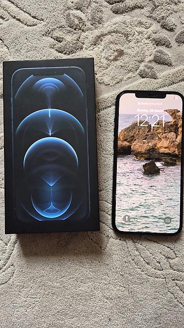 ayfon 24: IPhone 12 Pro Max, 256 GB, Pacific Blue — 9