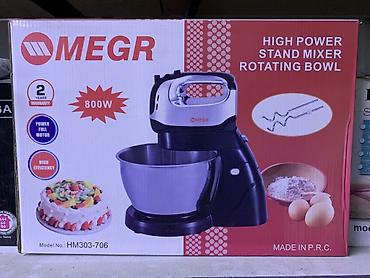 Стационарный миксер MEGR HM303-706 с вращающейся чашей