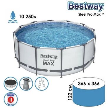 пластиковые бассейн: Представляем вам каркасный бассейн Bestway, который отличается высокой