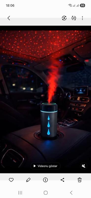 cihazlar: Avtomobil üçün mini ultrasonik nəmləndirici və aroma difuzoru - — 1