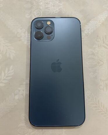 Apple iPhone: IPhone 12 Pro, 128 GB, Pacific Blue, Zəmanət, Face ID