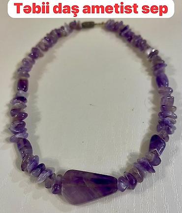 dini hediyyeler: Təbii daş ametist sep - Material: 100% təbii ametist daşları - Rəng — 1