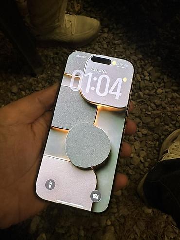 IPhone 16 Pro, 128 GB, Natural Titanium, Simsiz şarj, Face ID, Sənədlərlə