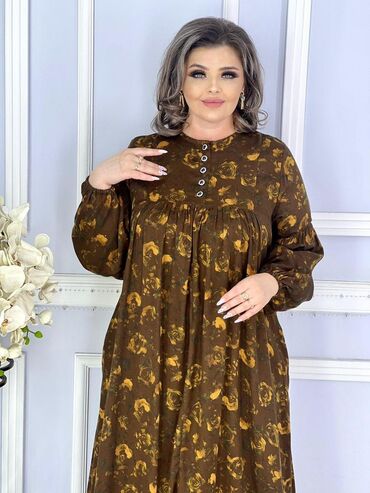 платья оптом: Повседневное платье, Лето, 6XL (EU 52)