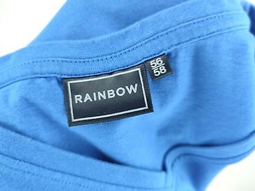 niebieska bluza pull and bear: RAINBOW, Koszulka dla mężczyzn, rozmiar 2XL — 4