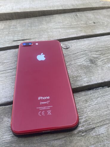 iphone 6 qiymet: IPhone 8 Plus, 64 GB, Qırmızı, Barmaq izi