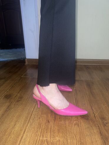черные туфли на каблуке: Туфли & Other Stories, 36.5, цвет - Розовый