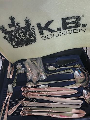 2 el döner bıçağı: Набор от K.B Solingen в своем чемодане. Все что внутри (то что — 1
