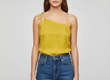 niebieska bluzki na ramiączkach: Topshop, Bluzka damska, rozmiar S