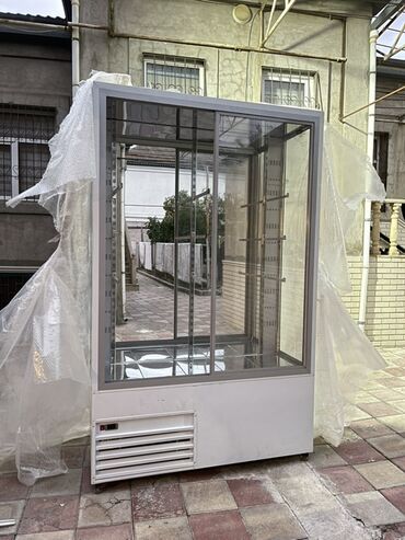 Gözəllik və estetika avadanlığı: Buzlu markalı şüşə vitrinli soyuducu - Şaquli vitrin tipli, dörd