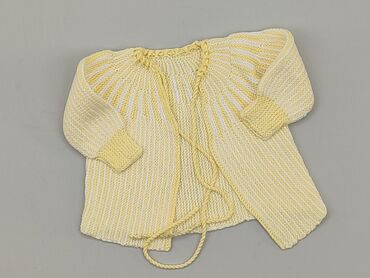 żółty sweterek dla dziewczynki: Kardigan, Wcześniak, stan - Bardzo dobry