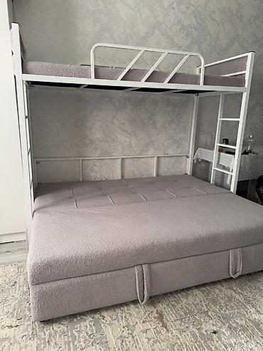 bunk bed: Продается Двухъярусная кровать с нижним раскладным диваном Покупала за — 2
