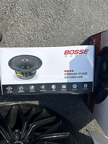 basavık: Təcili satılır: İdeal vəziyyətdə Bosse Audio aparatura komplekti! — 2