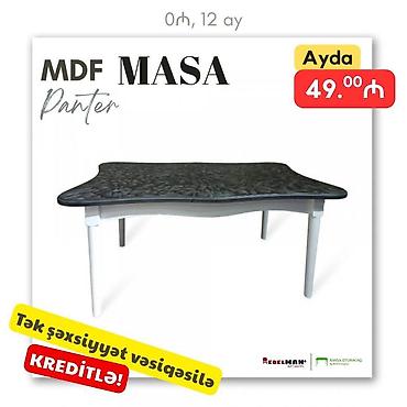 Masalar: Qonaq masası, Yeni, Açılan, MDF, Dördbucaq masa — 6