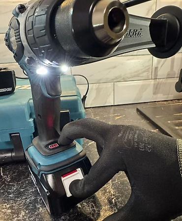 Дрели: Дрель шуруповерт makita 18v Дрeль-шурупoвеpт аккумулятoрная ударнaя — 7