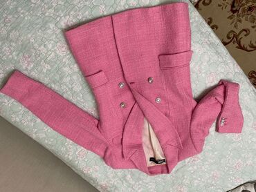пиджаки женские бишкек: Жакет ZARA, твидовый, розовый - Классический полуприталенный крой -