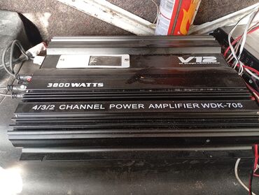 Магнитофоны: V12 4/3/2 Channel Power Amplifier WDK-705 - Güc: 3800 Watts (üzərində