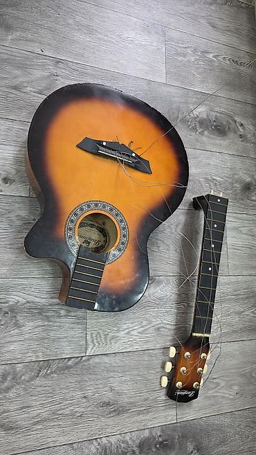 реставрация гитары: Акустическая гитара Legend (sunburst) — корпус формата фолк/аудиториум — 1