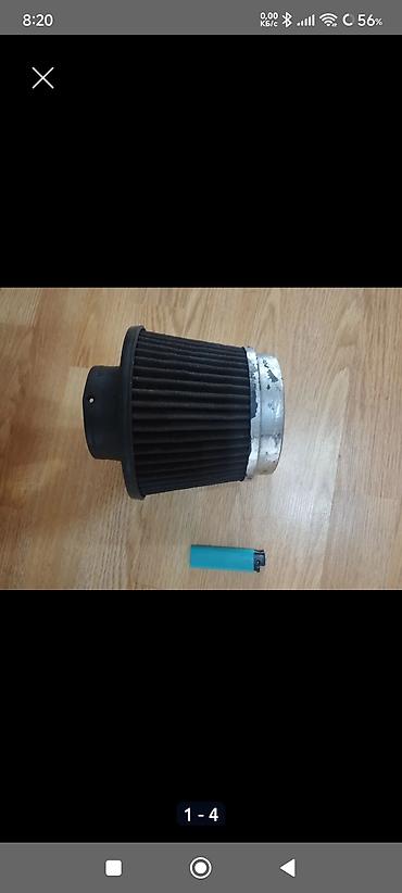 sport filter: Universal konus tipli hava filtri - Tip: Açıq konus (sport) hava — 1