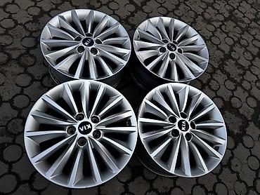 Диски: Литые Диски R 17 Kia, Комплект, отверстий - 5, Б/у — 7