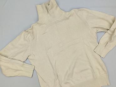 sweter bialy: Golf damski, rozmiar 5XL — 1