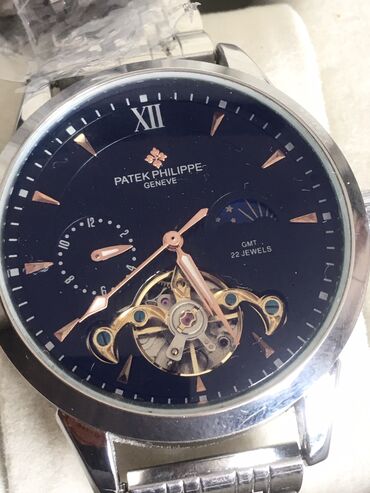цепочки мужской: Продаю механический часы PATEK PHILIPPE GENEVE. Светится в темноте. не