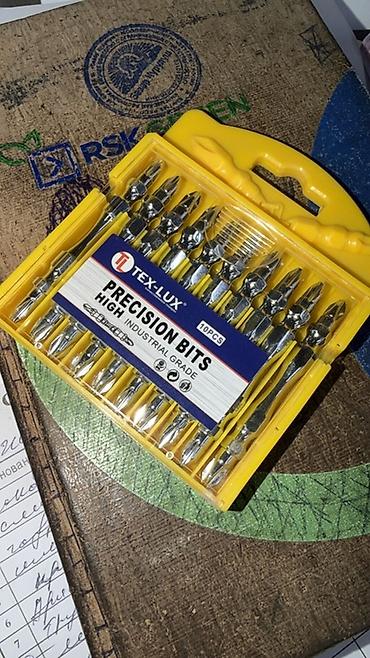 Инструменттер: Набор прецизионных бит TEX-LUX, 10 шт. - Серия: Precision Bits, High — 1