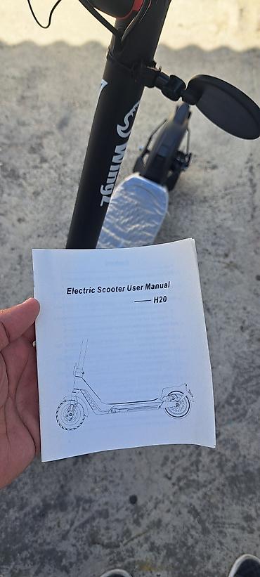 2 tekerli scooter: Wingz skuter satılır. Skuter demək olar ki, sürülməyib və tam işlək — 4