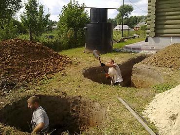 бетонно резка: Монтаж и обустройство септика/ливневой и бытовой канализации под ключ — 1