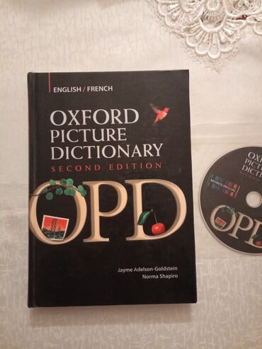 Kitablar, jurnallar, CD, DVD: "Oxford Picture Dictionary 2nd Edition" İngiliscə-Fransızca şəkilli