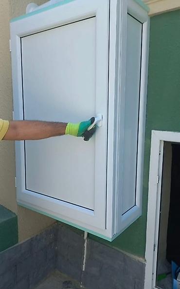 Plastik qapılar: PVC qapı və pəncərə sistemi - Material: yüksək keyfiyyətli PVC profil — 4