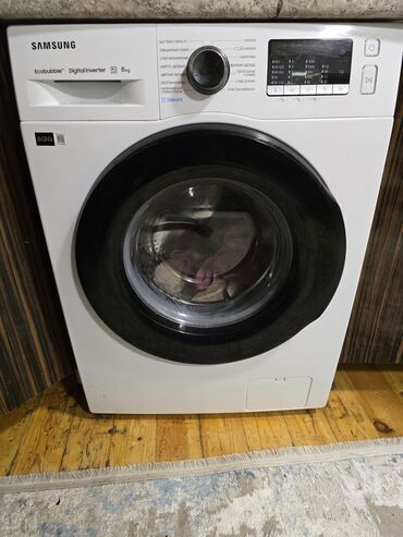Paltaryuyan maşınlar: Paltaryuyan maşın Samsung, 8 kq, Yeni, Avtomat, Qurutmasız, Kredit yoxdur, Ünvandan götürmə — 3
