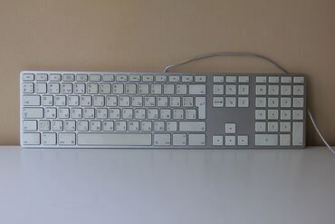 ноутбуки эпл: Клавиатура Apple проводная модель А1243 Раскладка: Русский/English —