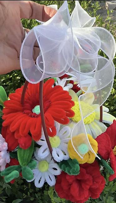 цветы из изолона: Авторские букеты из плюшевой проволоки (pipe cleaners) и фоамирана — 6