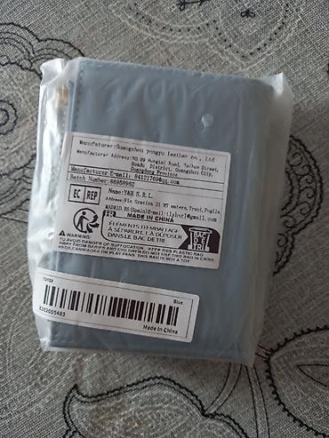 torba: TƏZƏ Koşilok 5 manat. Bağlı salafanda Upakovkada. Mavi rəng — 6