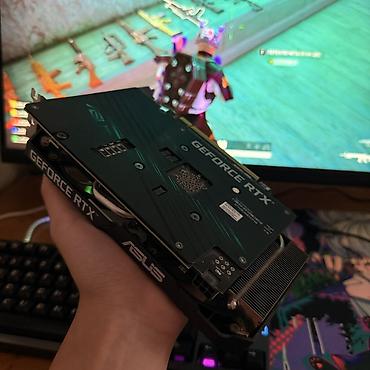 Комплектующие для ПК: Видеокарта для ПК, Б/у, Asus, GeForce RTX, 8 ГБ — 2