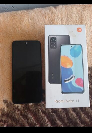 redmi note 11 barter: Xiaomi Redmi Note 11, 128 GB, rəng - Mavi, 
 İki sim kartlı, Sensor, Barmaq izi