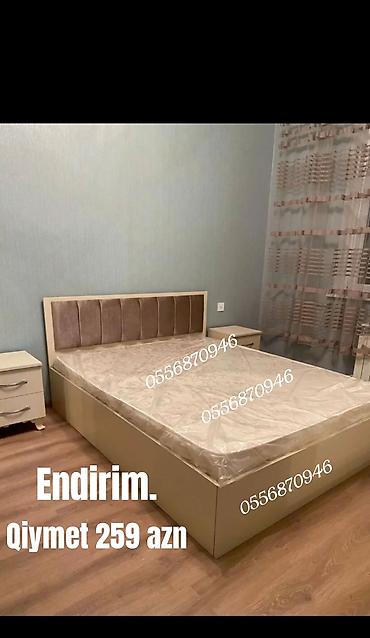 Çarpayılar: Yeni, İkinəfərlik çarpayı, Bazasız, Matras ilə, Siyirməsiz, Azərbaycan — 4