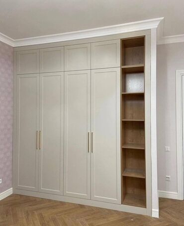 Шкафы для одежды: Шкаф для одежды, Новый, Прямой, Другой материал — 17