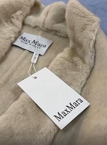 макс мара: Пальто, Классика, Зима, Короткая модель, С поясом, M — 4